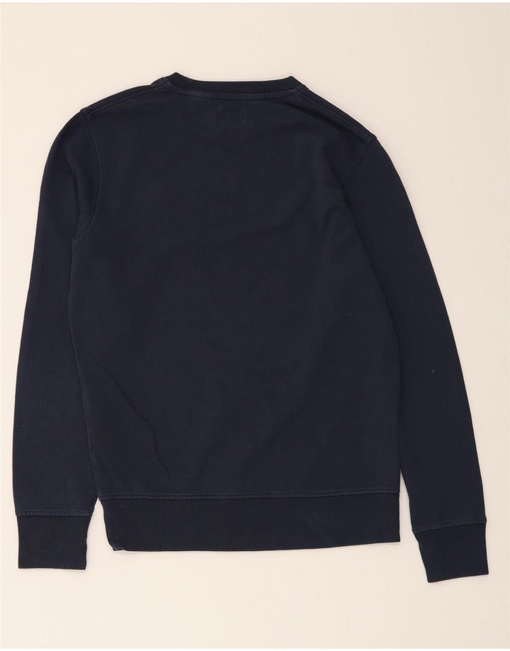 LEVI'S Mens Sweatshirt Jumper Small Navy Blue Cotton Vintage Levi's and Second-Hand Levi's from Messina Hembry 