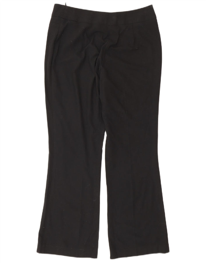 Marks & Spencer Pantaloni casual Bootcut pentru femei UK 12 Medium W30 L29 Negru