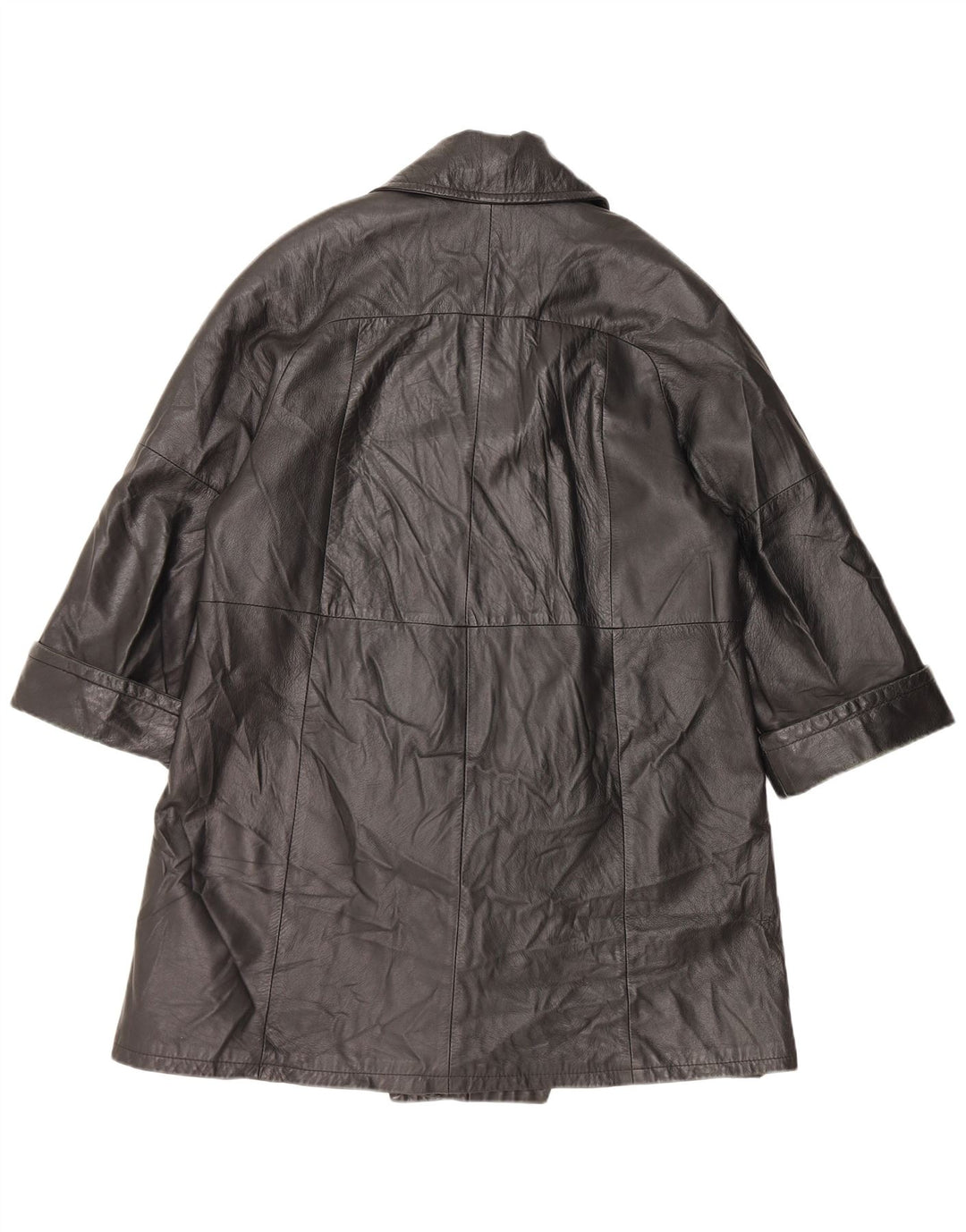 Palton din piele pentru femei VINTAGE IT 48 XL negru