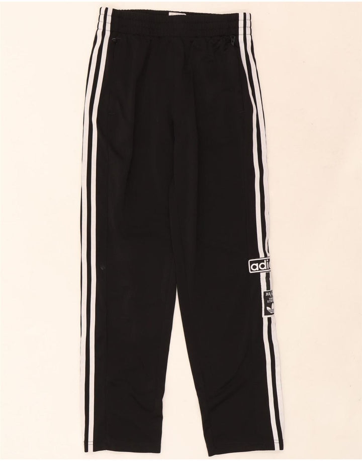 Pantaloni de trening cu grafic pentru băieți Adidas 14-15 ani poliester negru