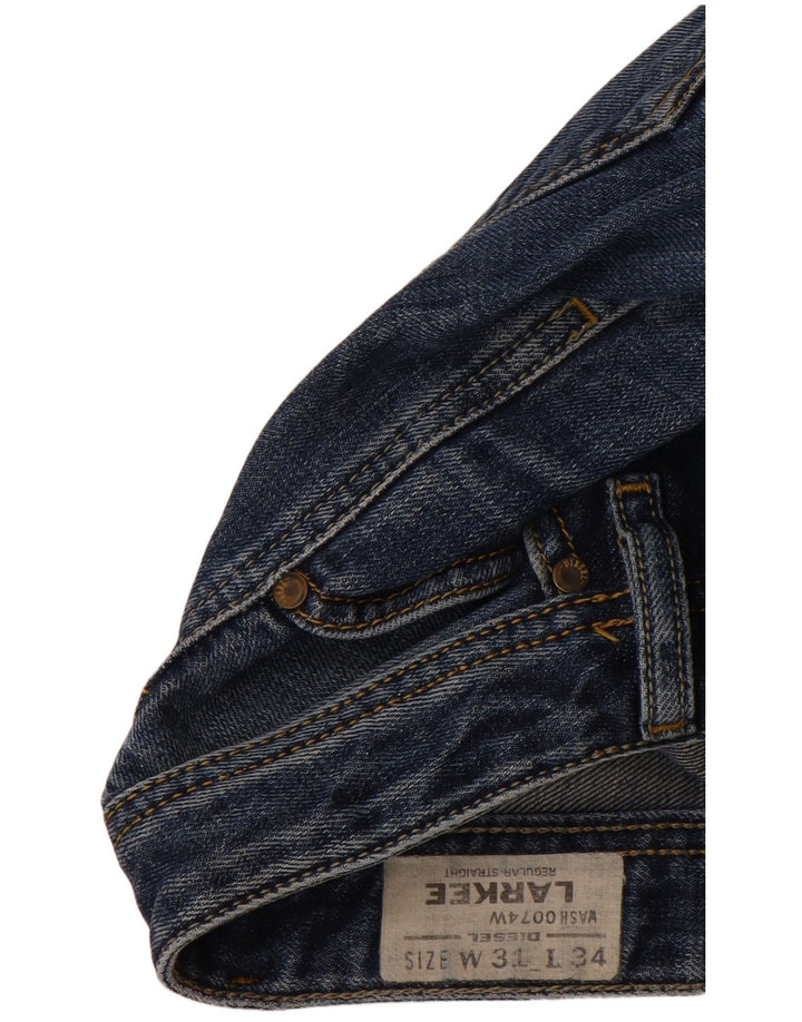 DIESEL Blugi Larkee Straight pentru bărbați W31 L34 Bumbac albastru