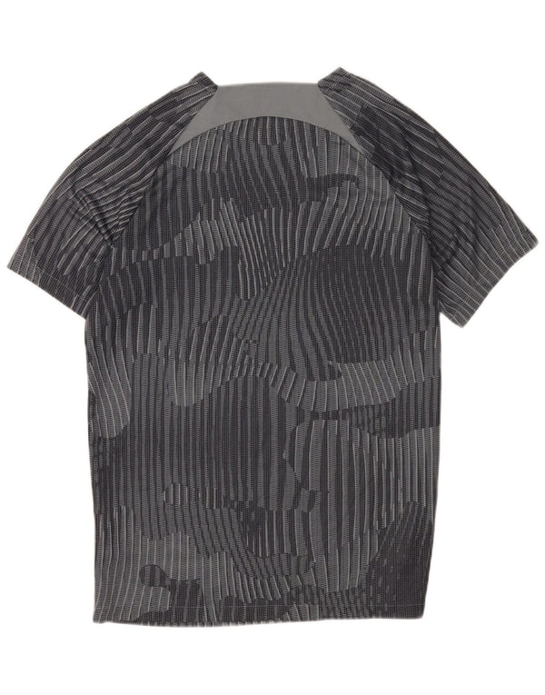 Tricou Nike Dri Fit pentru bărbați Top mare, gri, poliester geometric, sport