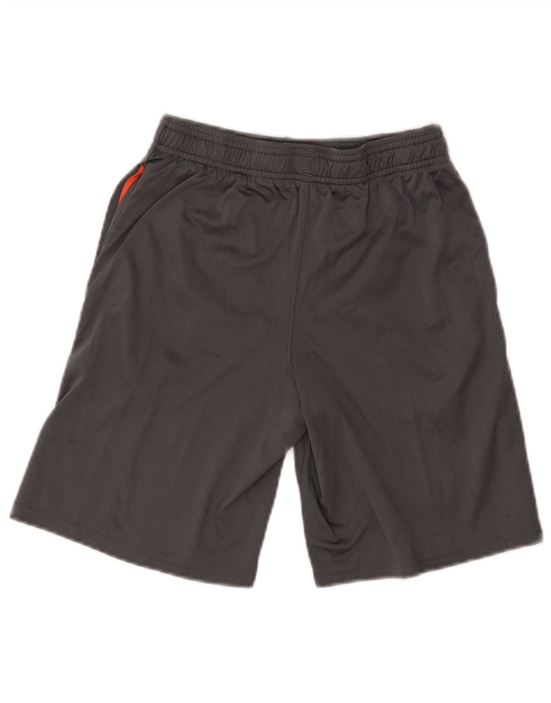 Pantaloni scurți sport grafic pentru băieți UNDER ARMOUR Heat Gear 9-10 ani, gri mediu