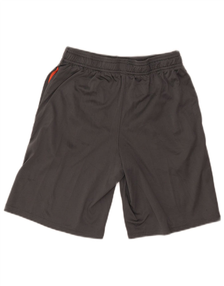 Pantaloni scurți sport grafic pentru băieți UNDER ARMOUR Heat Gear 9-10 ani, gri mediu