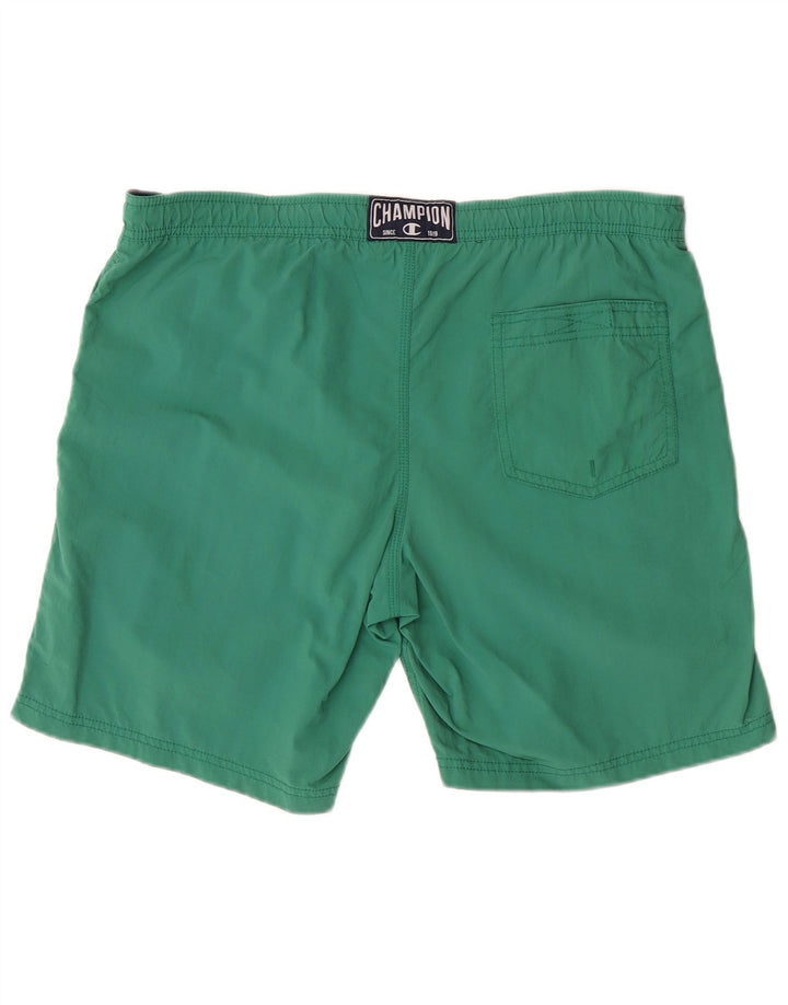 Pantaloni scurți de înot grafic pentru bărbați CHAMPION, mari, verde