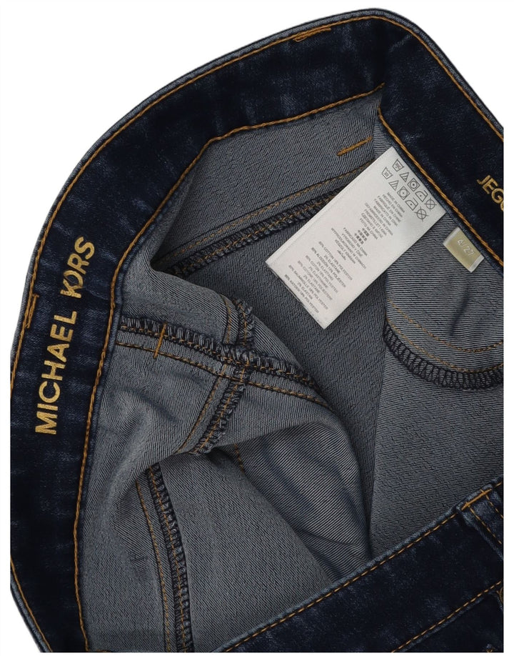 MICHAEL KORS Blugi skinny pentru femei US 4 Small W27 L30 Bumbac bleumarin