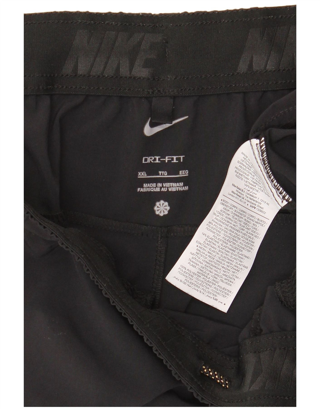 Pantaloni scurți sport Nike Dri Fit pentru bărbați 2XL, poliester negru