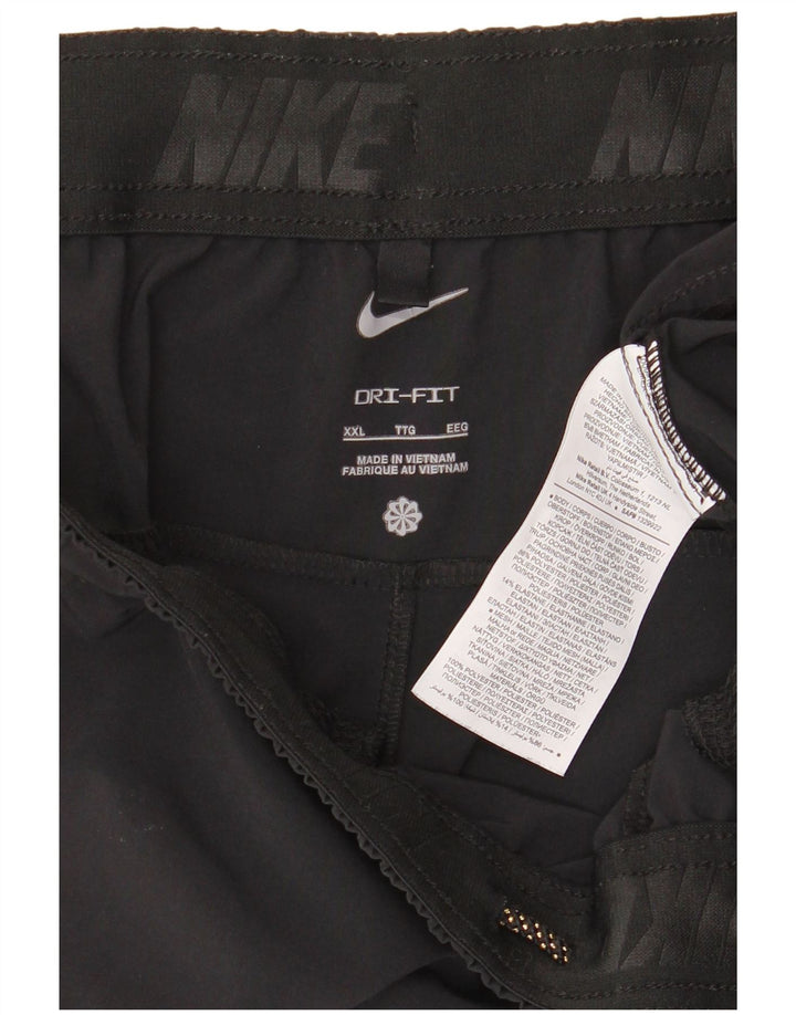 Pantaloni scurți sport Nike Dri Fit pentru bărbați 2XL, poliester negru