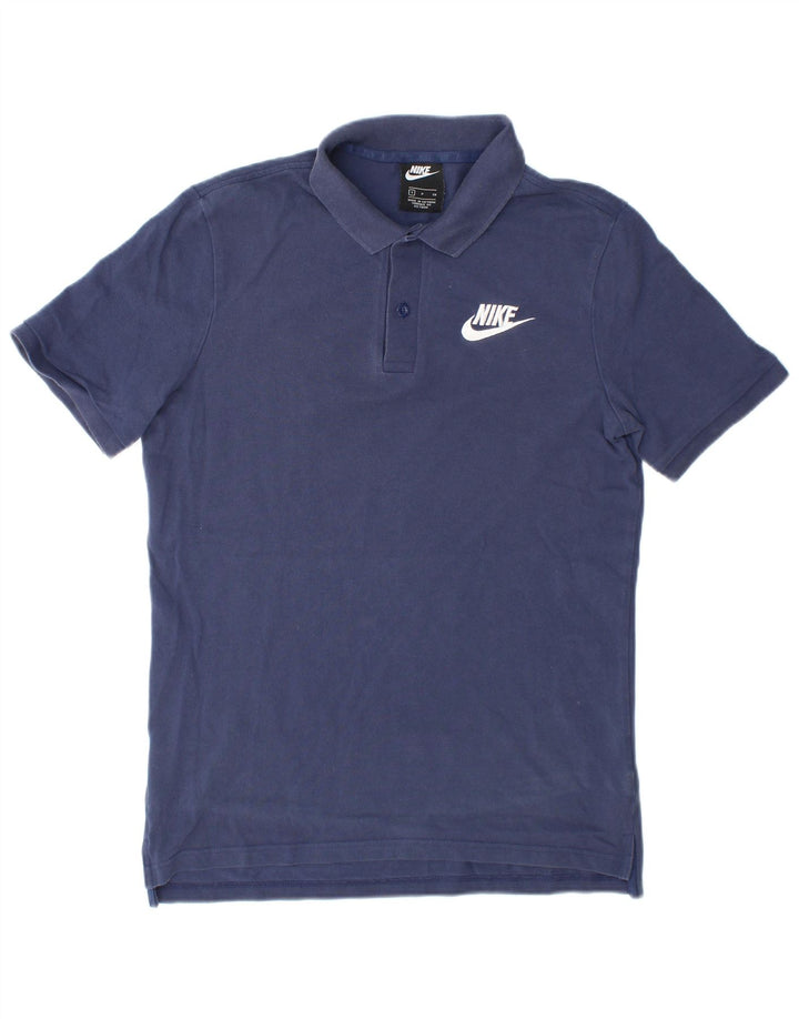 Tricou polo Nike pentru bărbați, mic, albastru, bumbac