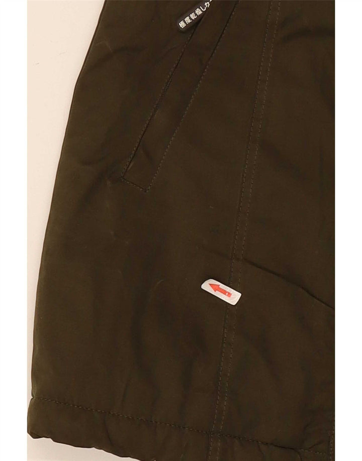 Jachetă Parka cu glugă Superdry pentru femei UK 14 Poliester verde mare