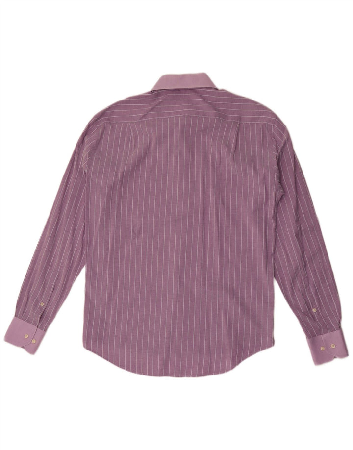 Cămașă pentru bărbați A.Basile Mărimea 40 15 3/4 Bumbac cu dungi violet mediu