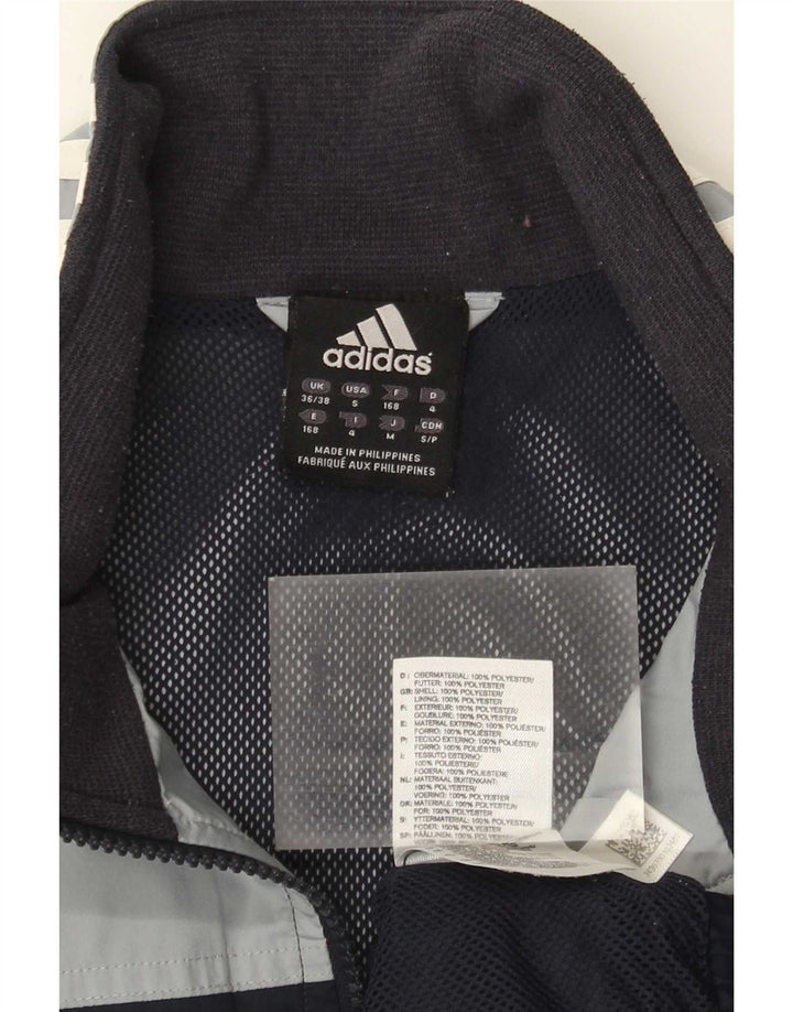 Jachetă de trening pentru bărbați Adidas Marea Britanie 36/38 Poliester color bloc negru mic