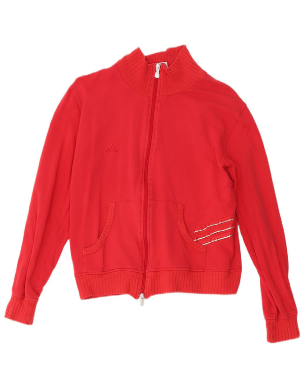 Jachetă Adidas Fete Trening Top 13-14 Ani XL Bumbac Roșu