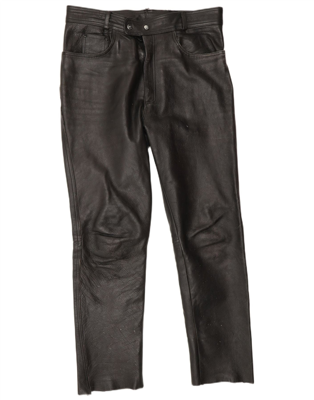 Pantaloni din piele pentru bărbați Heros By Held W32 L30 din piele neagră