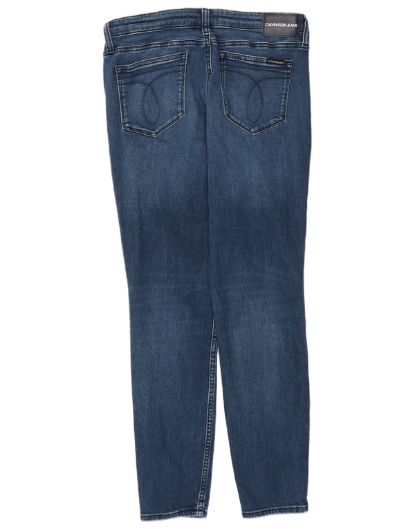 Blugi skinny pentru femei Calvin Klein W30 L27 bleumarin