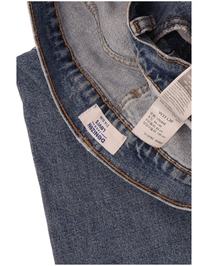 Blugi Levi's Denizen Slim pentru femei W33 L30 Bumbac albastru
