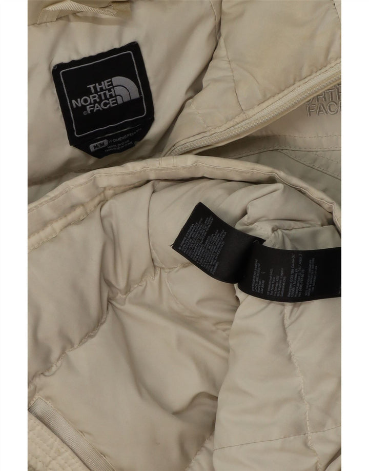 Jachetă căptușită cu glugă pentru femei THE NORTH FACE UK 14 Medium Off White