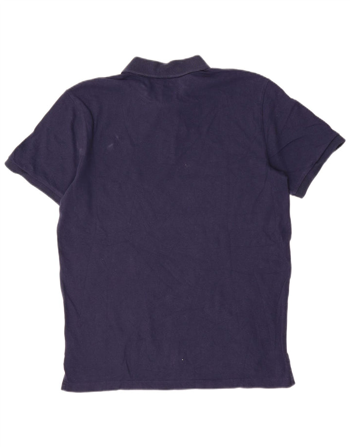 Tricou polo Gap pentru bărbați, bumbac, albastru bleumarin mediu