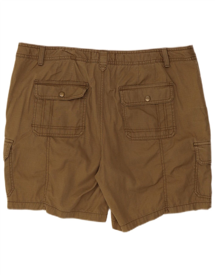 Pantaloni scurti cargo pentru femei Eddie Bauer US 16 2XL W40 Kaki Bumbac
