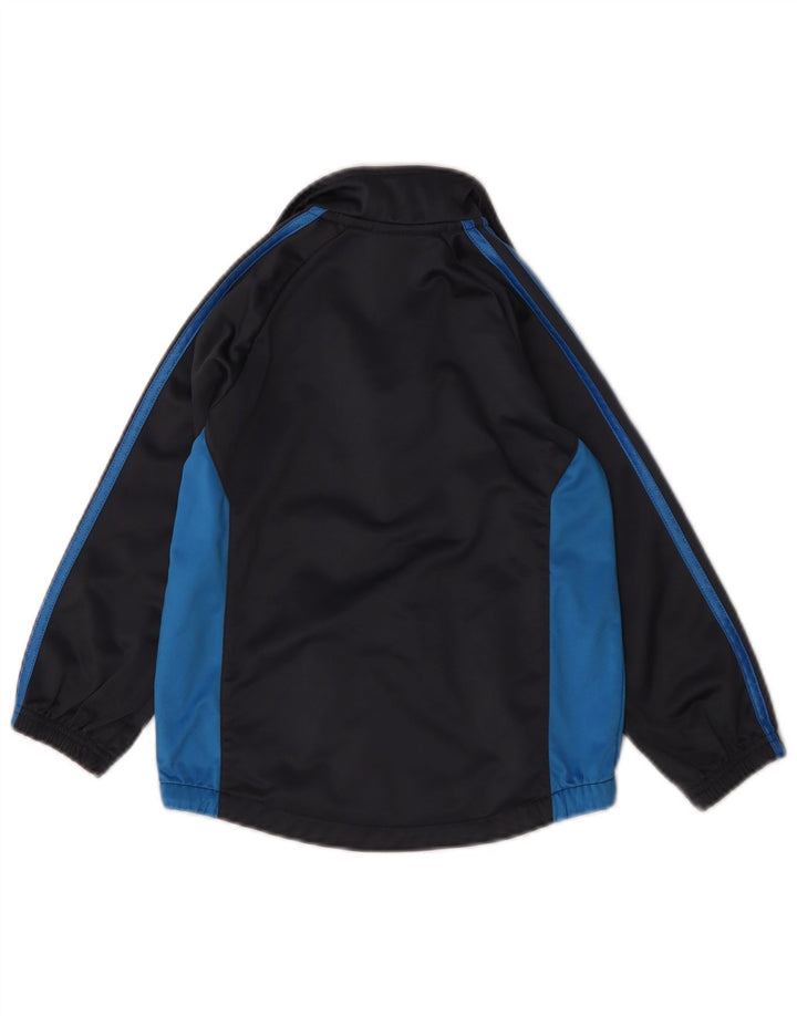 Jachetă de trening pentru băieți Adidas 5-6 ani, negru, color block