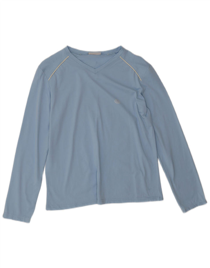 Sergio Tacchini Top pentru femei cu mânecă lungă IT 48 XL Albastru Poliamidă