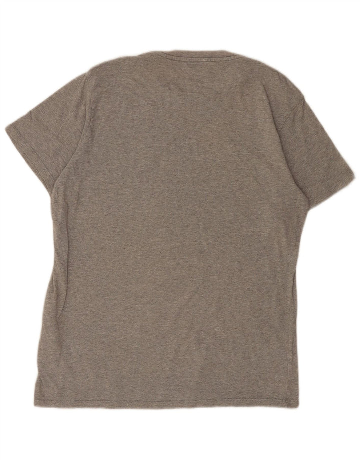 Tricou cu grafic Levi's pentru bărbați Top din bumbac cu pete gri mediu