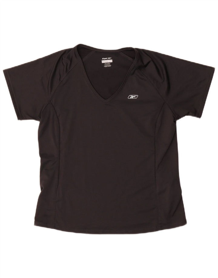Tricou pentru femei REEBOK Top UK 12 Medium Black Poliester