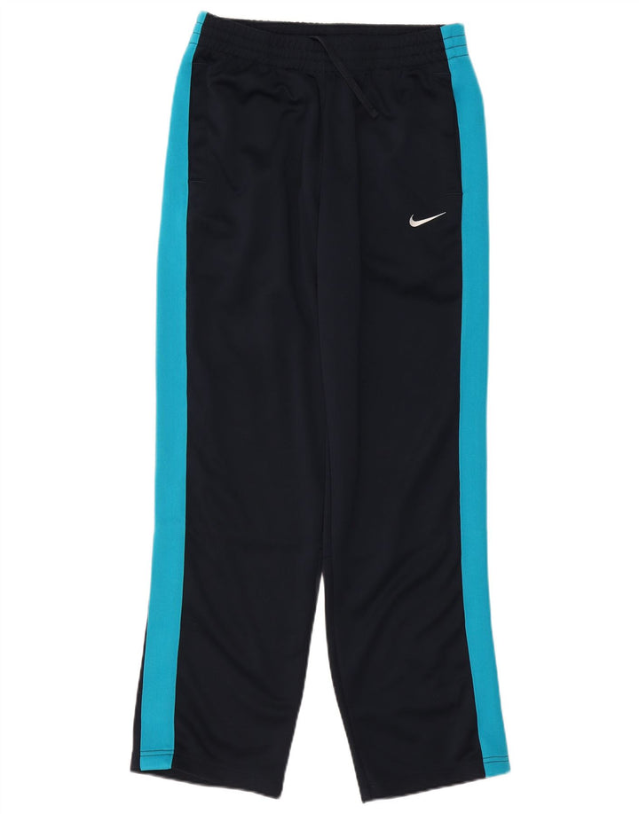 Pantaloni de trening Nike pentru femei UK 10 Mici, negru, poliester color bloc