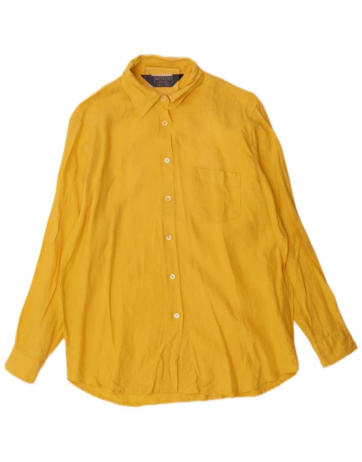 Cămașă pentru femei Max Mara UK 18 XL Galben in