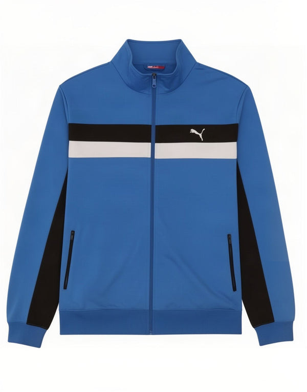 Jachetă de trening pentru bărbați Puma, XL, albastru, bloc de culoare