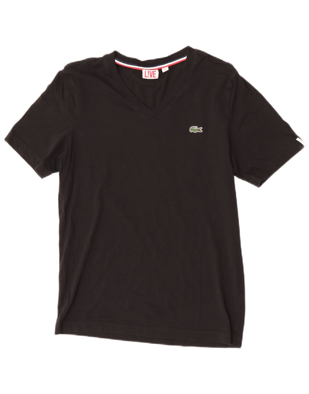 Tricou Lacoste Bărbați Top Marimea 3 Bumbac Negru Mic