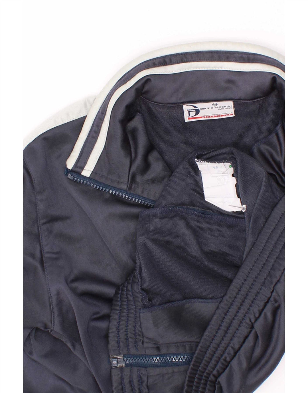 Sergio Tacchini Băieți Trening Top Jachetă 11-12 Ani Mediu Bleumarin