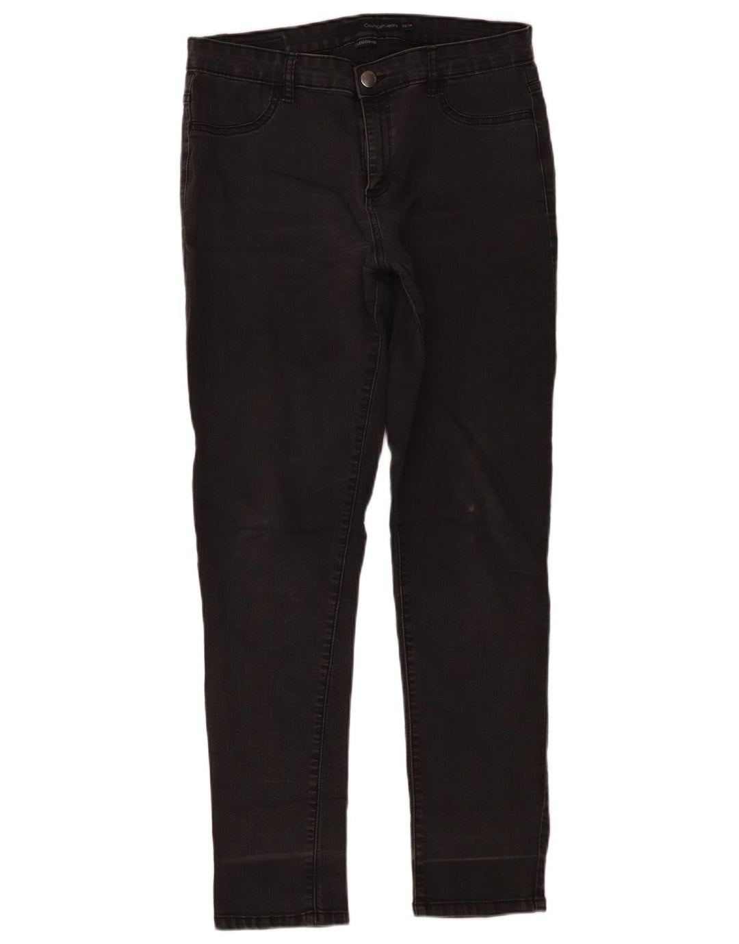 Blugi Calvin Klein pentru femei cu jambiere US 14 Large W32 L30 Bumbac gri