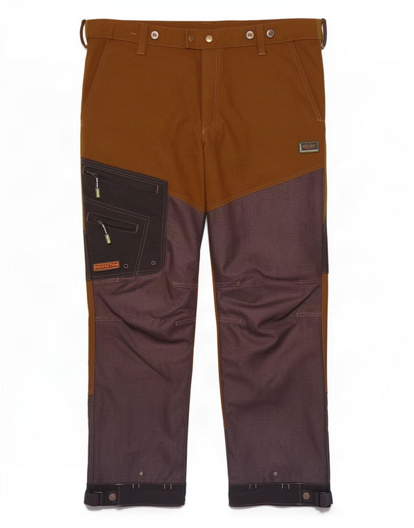 Pantaloni cargo drepti pentru bărbați Swedteam W38 L29 Maro Colorblock