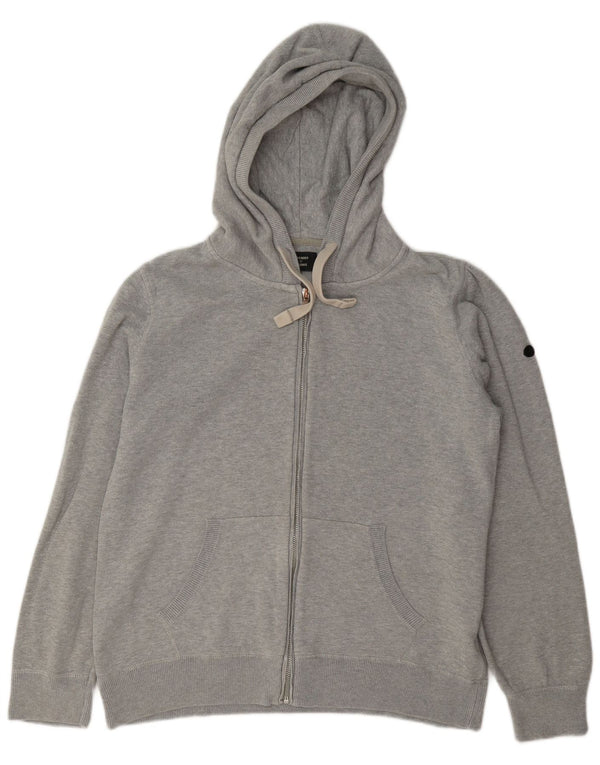 Pulover Superdry pentru femei cu fermoar, UK 14, mare, gri