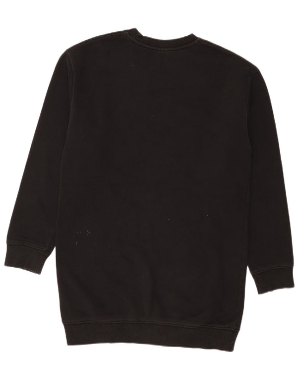 Topshop Rochie Jumper cu mânecă lungă supradimensionată pentru femei UK 8 Small Black