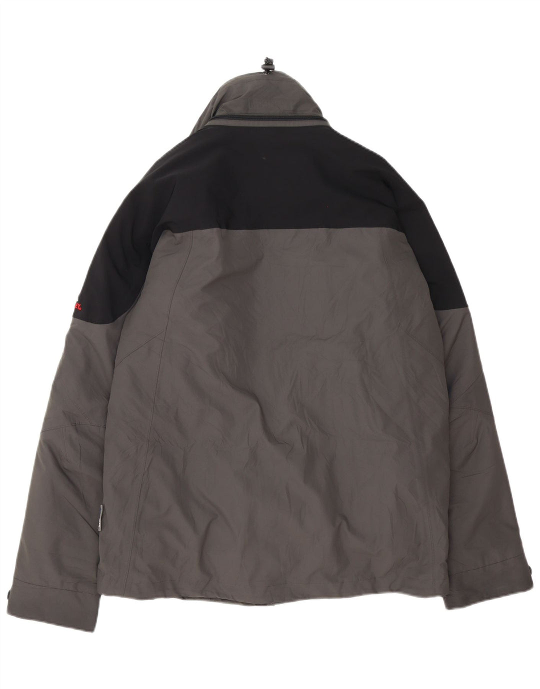 Jachetă de vânt cu glugă pentru bărbați MC Kinley UK 38 Medium Gri Colorblock