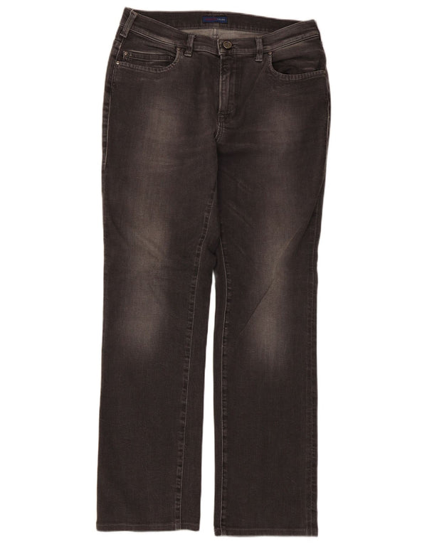 Blugi drepti pentru femei Trussardi W30 L29 bumbac gri