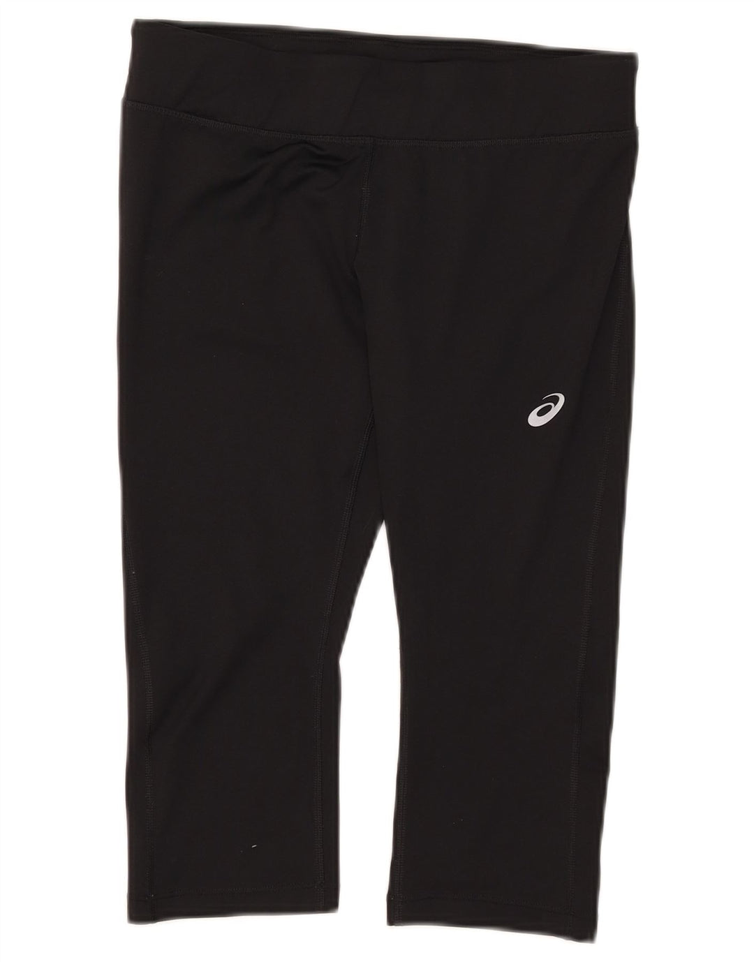 Leggings Capri pentru femei Asics UK 12 Poliester mediu negru