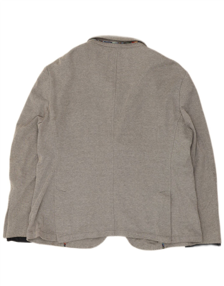 Blazer pentru bărbați Zara cu 2 nasturi EU 56 XL Poliester gri