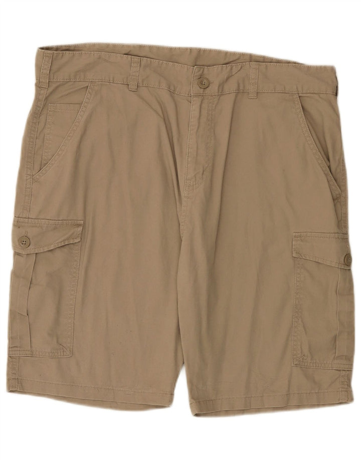 Pantaloni scurți cargo pentru bărbați Mountain Warehouse W38 XL din bumbac kaki