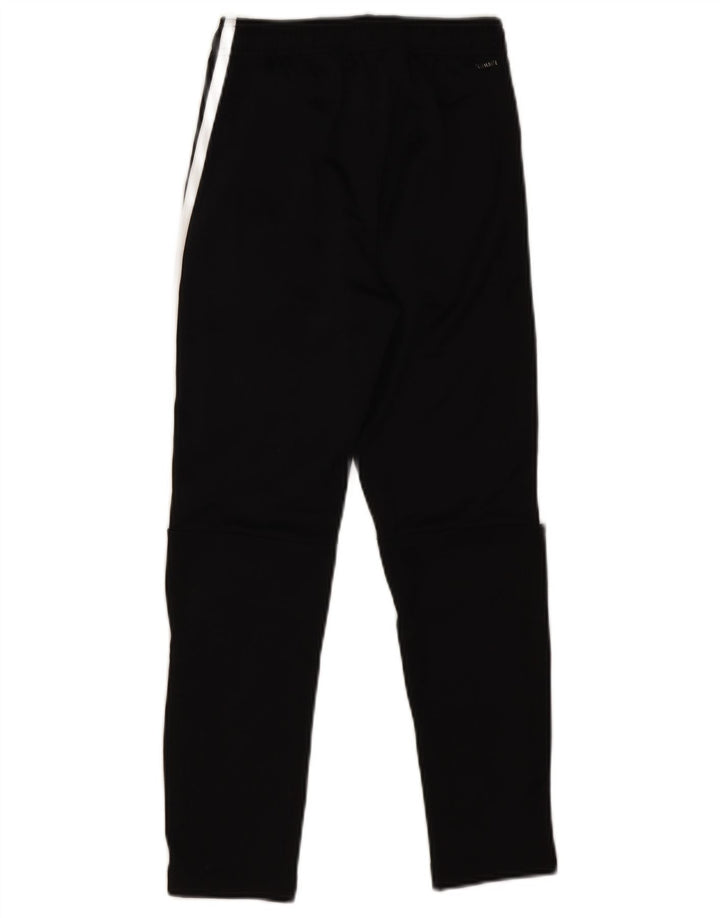 Pantaloni de trening Adidas baieti 9-10 ani poliester negru mic