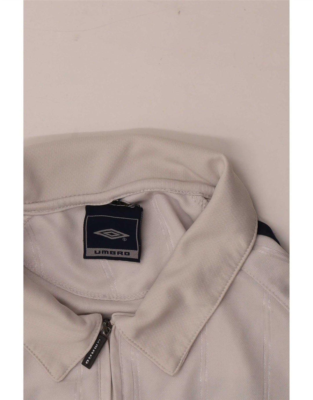 Tricou polo Umbro pentru bărbați, alb mediu, color block