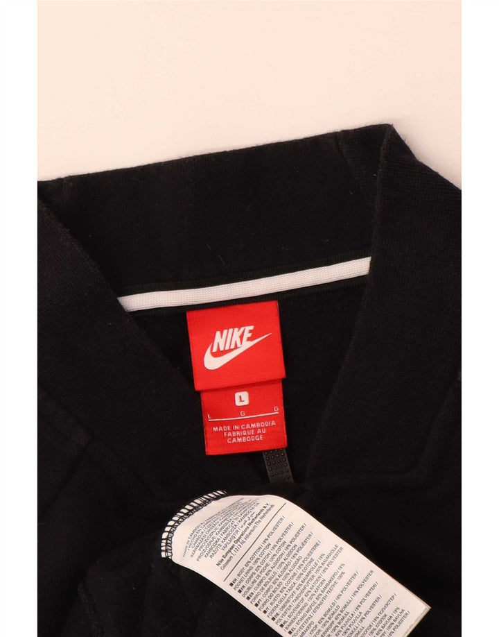 Jachetă de trening pentru bărbați Nike, mare, negru, bumbac