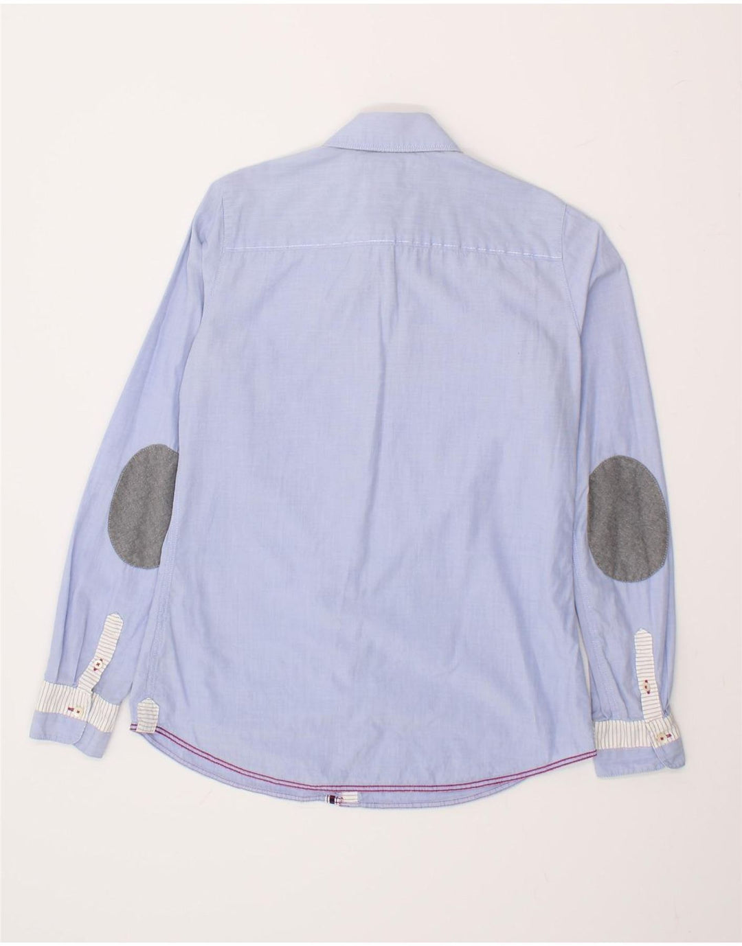 TOMMY HILFIGER Womens Shirt US 4 Small Blue Cotton Vintage Tommy Hilfiger and Second-Hand Tommy Hilfiger from Messina Hembry 