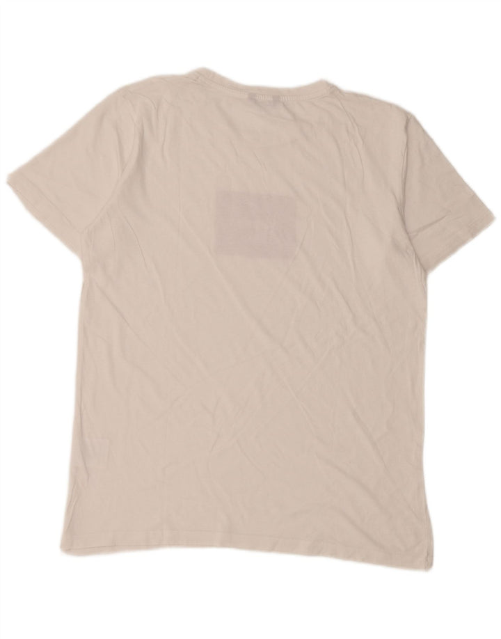 Tricou grafic Carrera pentru bărbați Top, mediu, alb, bumbac