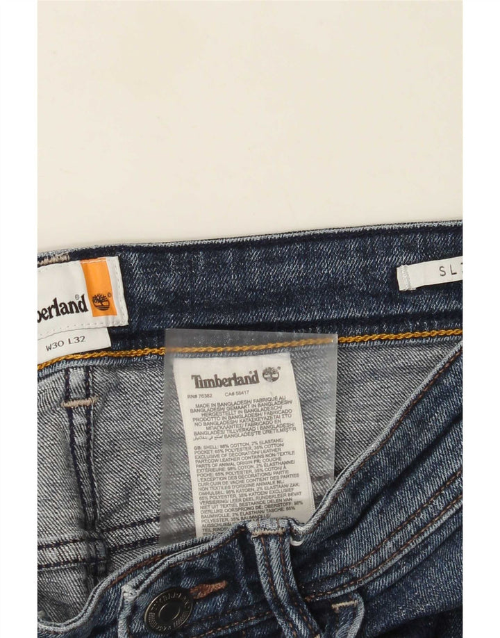 Blugi slim pentru femei Timberland W30 L32 bumbac albastru