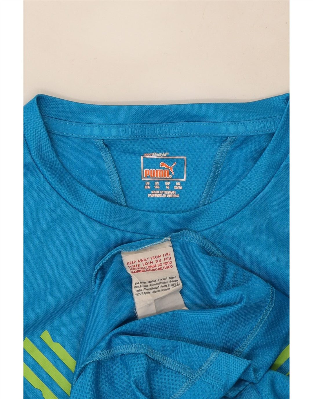 Tricou grafic Puma pentru băieți Top 15-16 ani poliester albastru