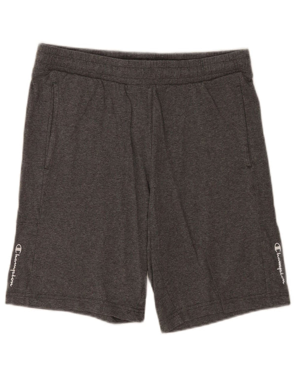 Pantaloni scurți sport Champion pentru bărbați, bumbac gri mic