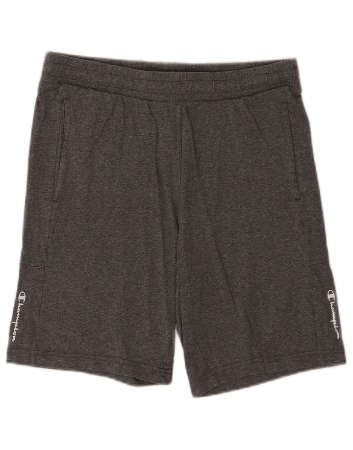 Pantaloni scurți sport Champion pentru bărbați, bumbac gri mic
